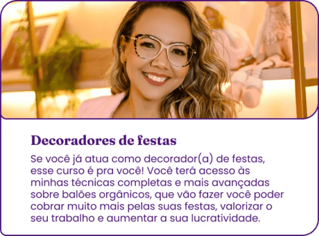Demonstração de técnica de balões
