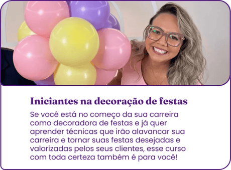 Preparação dos materiais de balões